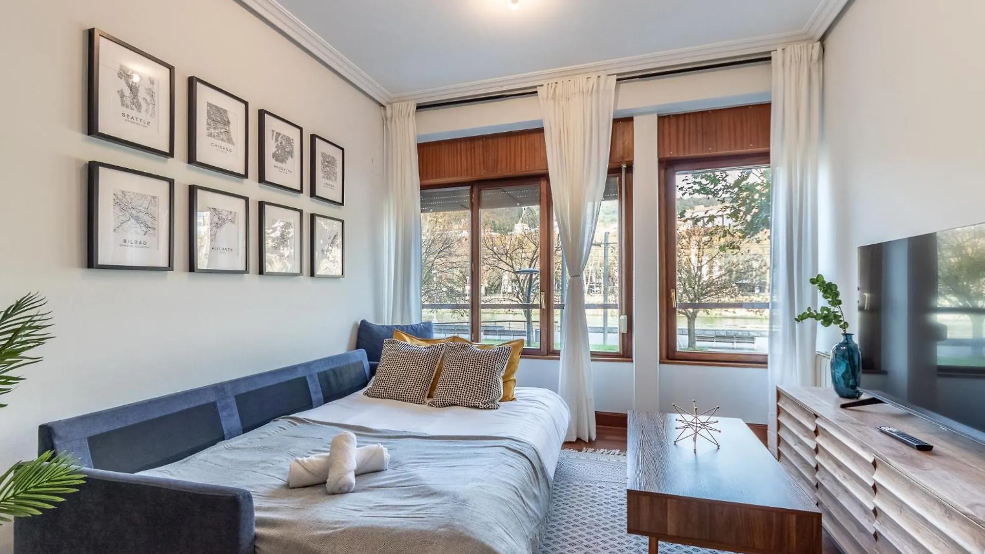 Apartament Moderno Y Acogedor En El Corazon De Bilbao Hiszpania
