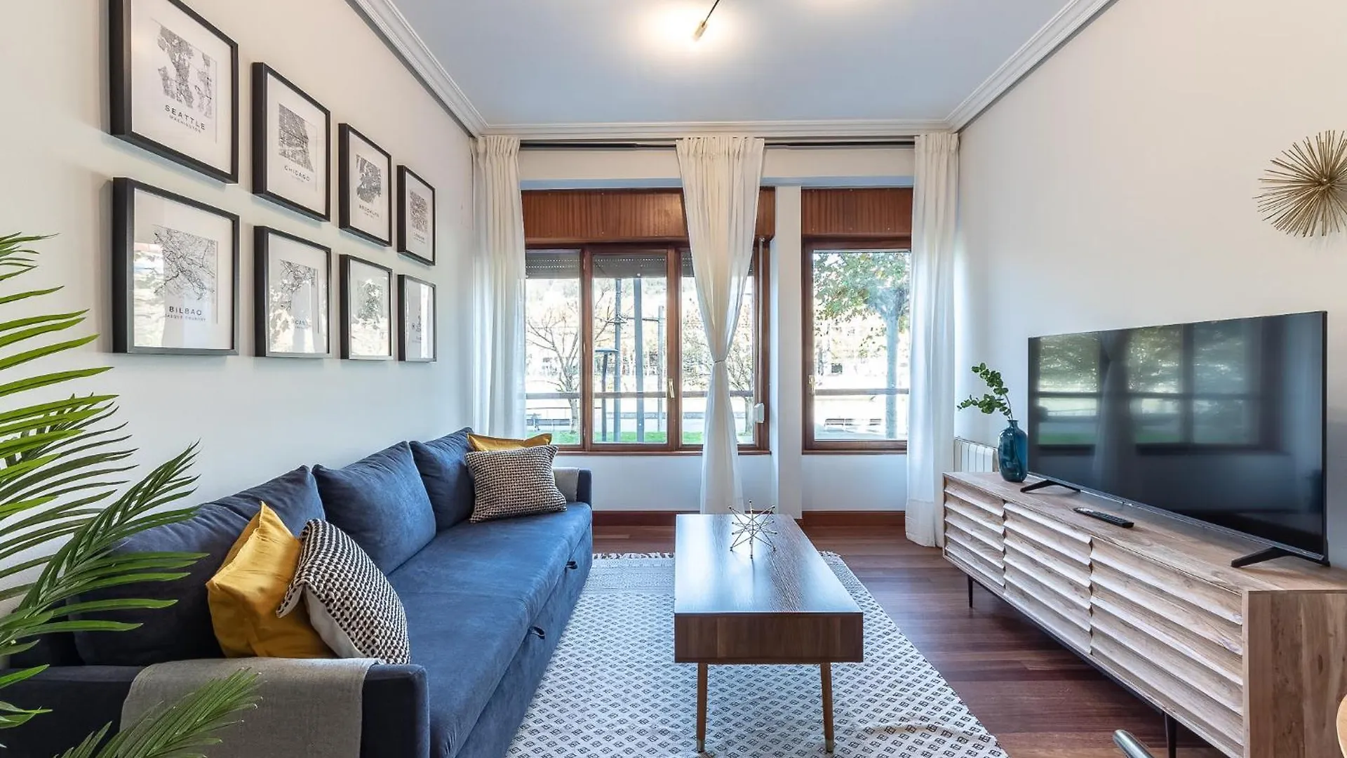 Apartament Moderno Y Acogedor En El Corazon De Bilbao Hiszpania